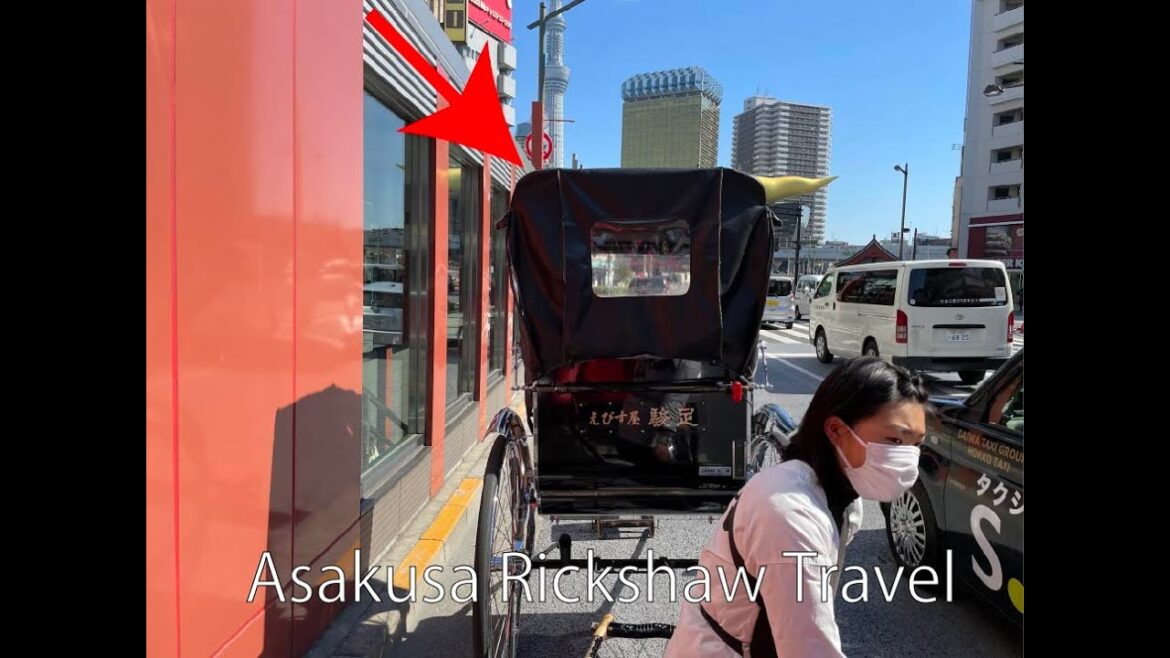 【浅草観光】貴重な人力車に初めて乗ってみた！【旅行】