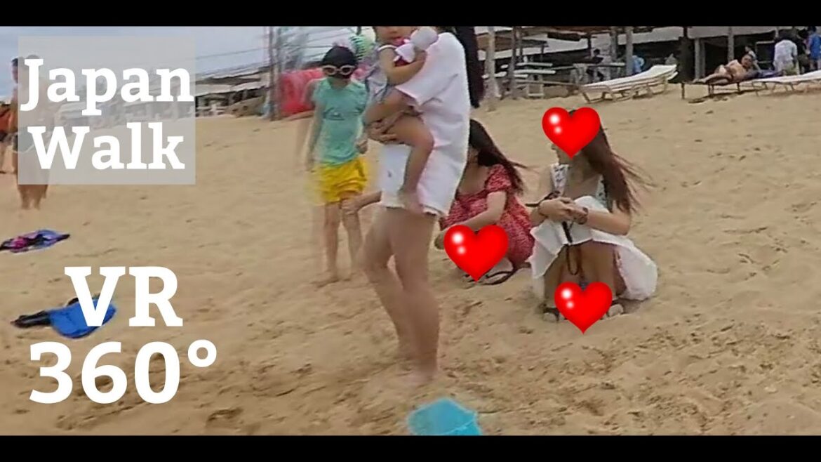 VR Walk - Japan Beach - 360° Walking Tour - 3D Tourism