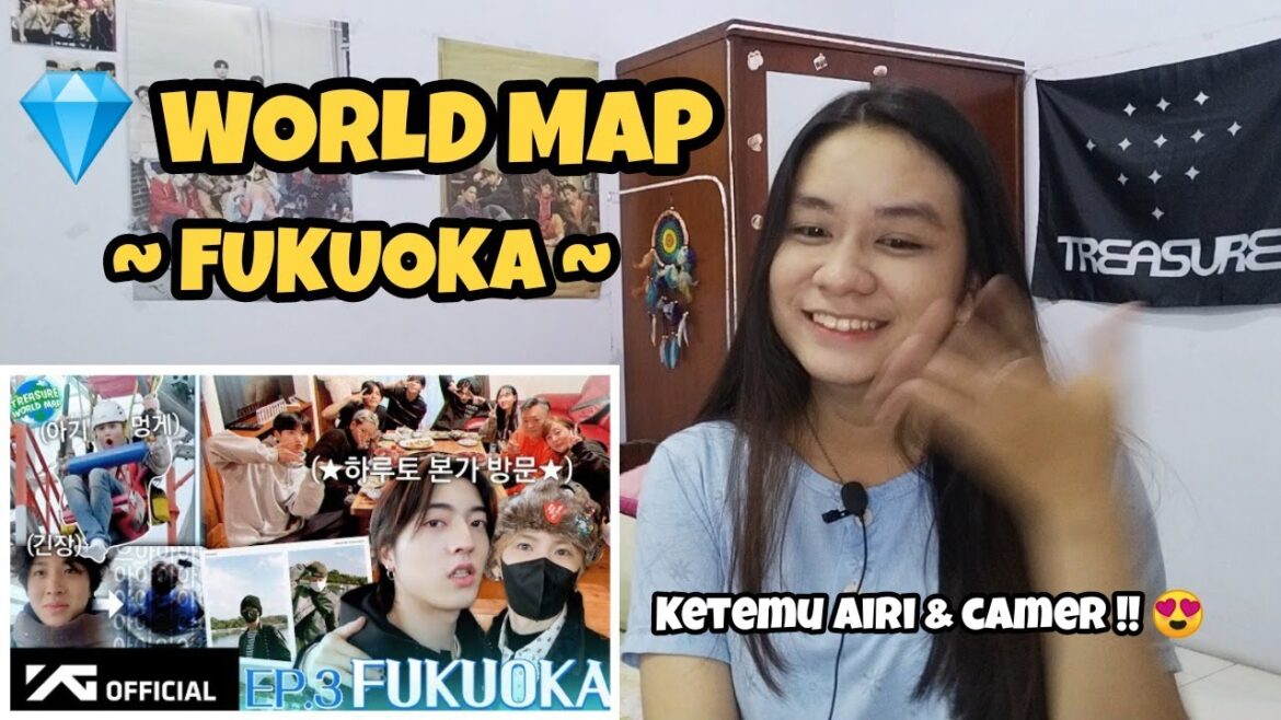 TREASURE WORLD MAP EP.3 : FUKUOKA [TEUME Reaction] | HARUTO'S HOMETOWN !!