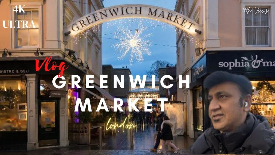 Greenwich Market London Vlog & Walking Tour 2023