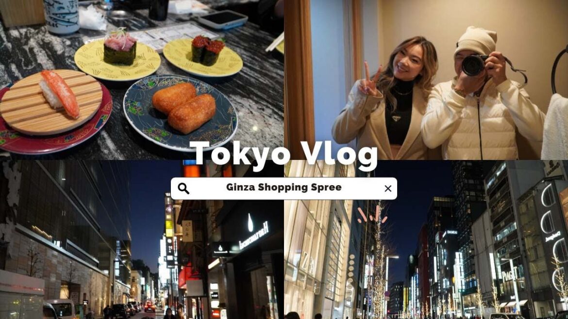 TOKYO VLOG | Ginza Shopping & Food Spree (Dior, Sushi, Rimowa)