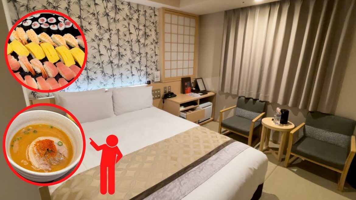 【生ビール飲み放題】無料サービスが多すぎる😴🛏朝食にお寿司🍣大阪逸の彩ホテル日本橋