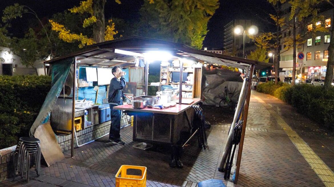 広島）ラーメン一杯５００円。男ひとり深夜の屋台職人に密着丨Japanese Street Food