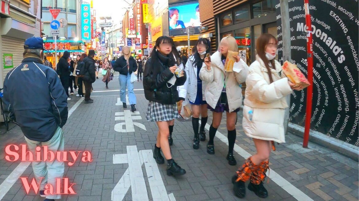 Shibuya Tokyo walking tour. 【4K】1.2023 Shibuya Tokyo walking tour. 【4K】1.2023
