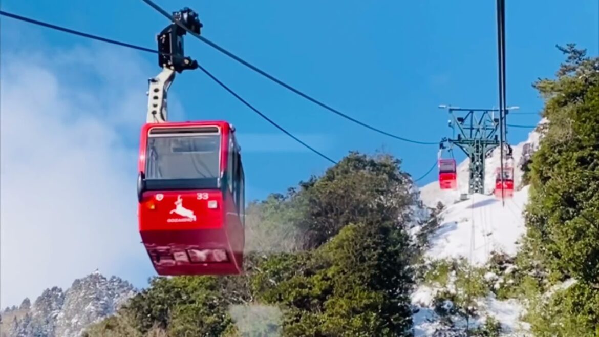 Mount Gozaisho Ropeway January 2,2022 // Japan Travel