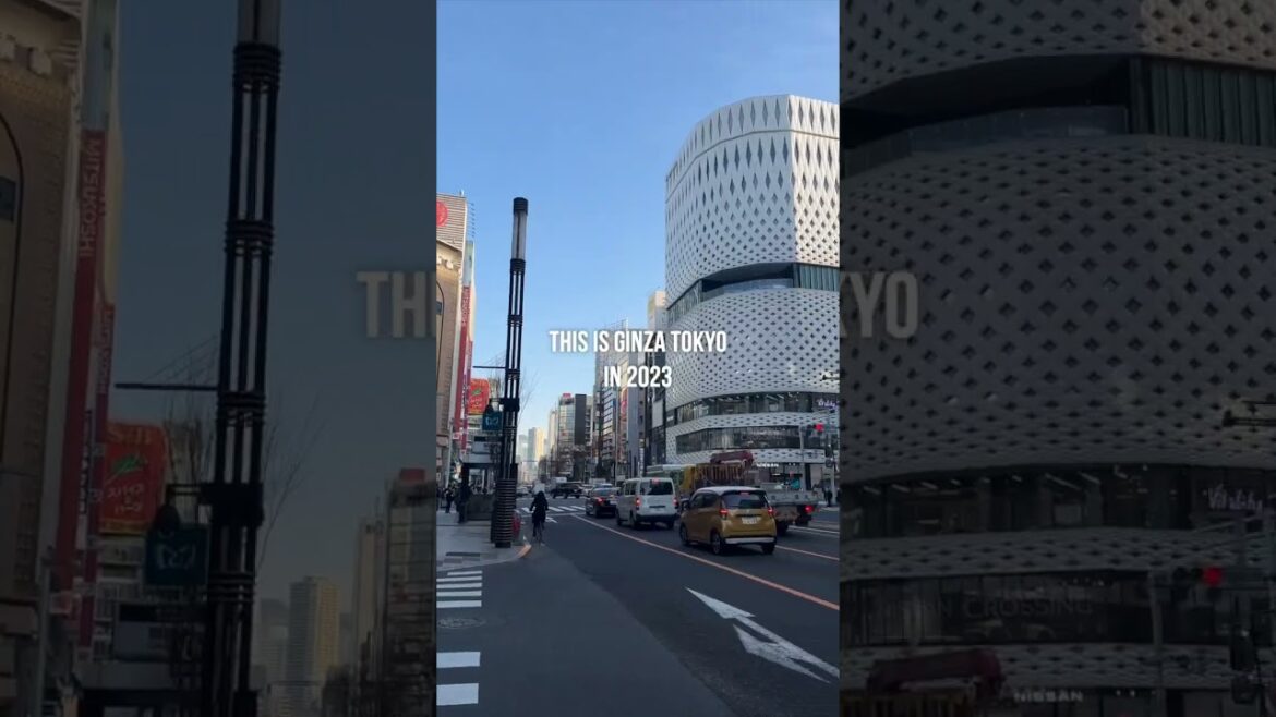 This, is Ginza Tokyo, in 2023 #shorts #tokyo #ginza