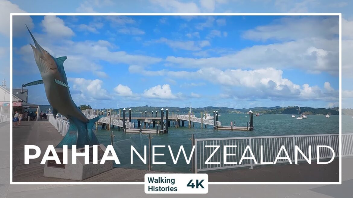 Paihia, Bay of Islands | New Zealand Walking Tour 4K