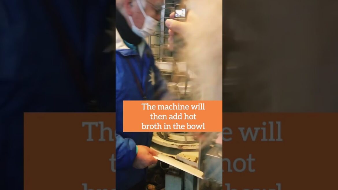 Vending Machine makes Noodles in #Japan #foodtrip