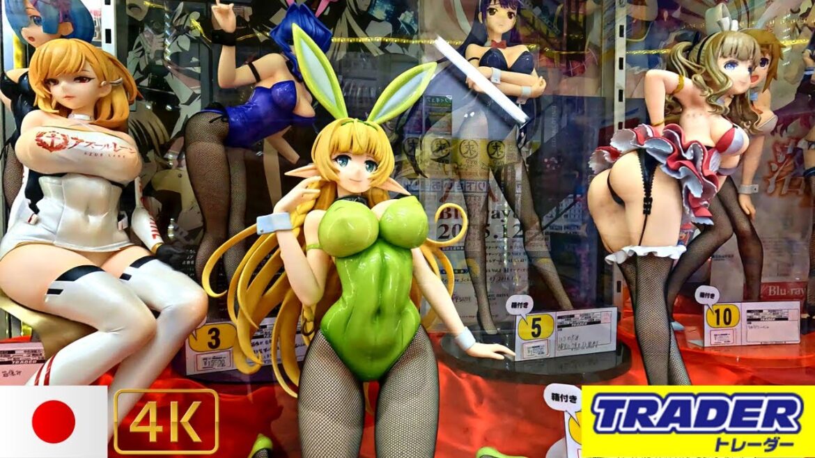 Anime figures at Akihabara TRADER (Hobby＆Anime shop)– 4K Virtual tour/Manga/Japan Tokyo/ASMR
