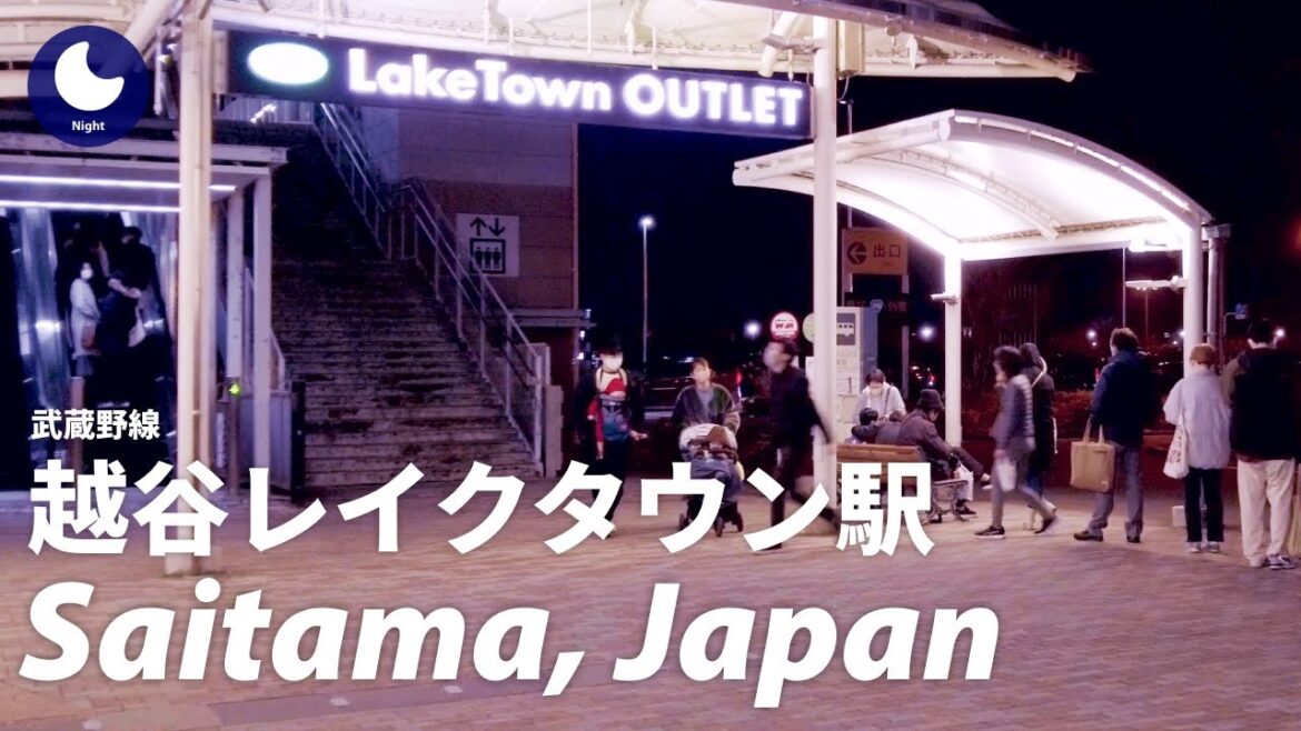 ⁴ᴷ Japan: Koshigaya Laketown Station(越谷レイクタウン駅), Saitama / Musashino Line : Walking Tour 2023 ⁴ᴷ Japan: Koshigaya Laketown Station(越谷レイクタウン駅), Saitama / Musashino Line : Walking Tour 2023