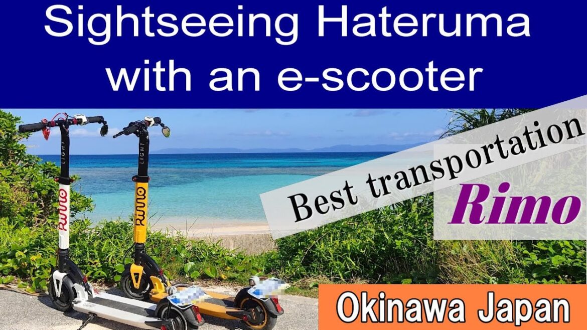 Travel around Hateruma Island Japan on an e-scooter (Rimo)