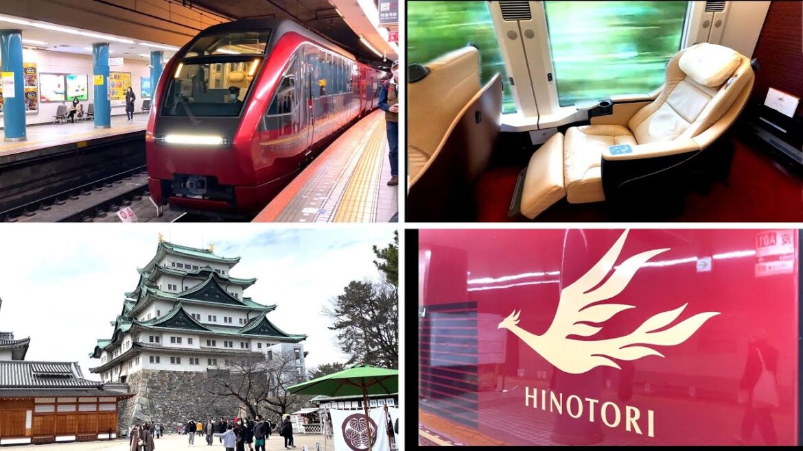 Super Comfortable Ride on Japan's Gorgeous Express “Hinotori” Osaka to Nagoya Super Comfortable Ride on Japan's Gorgeous Express "Hinotori" Osaka to Nagoya