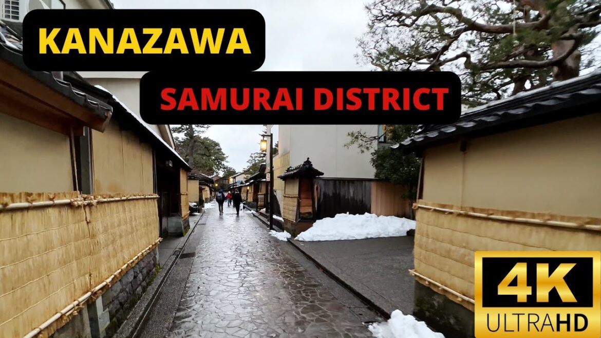 KANAZAWA, JAPAN 🇯🇵 [4K] Nagamachi Samurai District — Walking Tour
