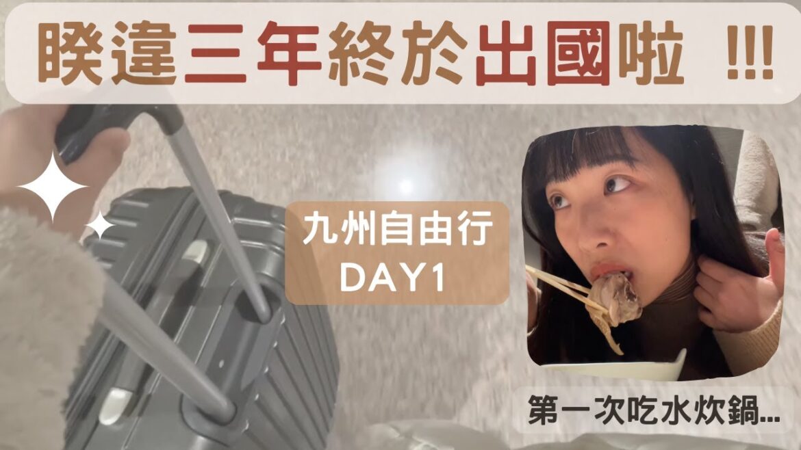 （內有詳細行程🗒️）日本九州自由行🇯🇵day1：福岡博多運河城水舞秀、華味鳥水炊雞肉鍋🍲