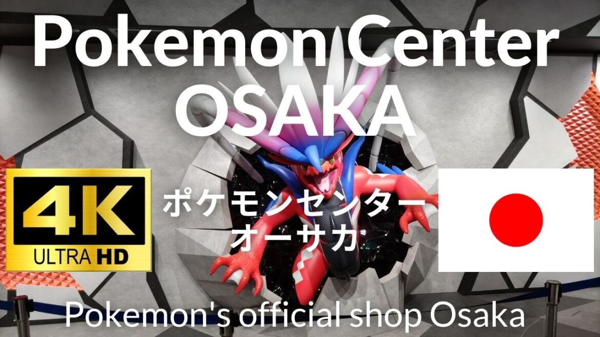 【4K】Pokemon Center OSAKA ポケモンセンターオーサカ Osaka Japan