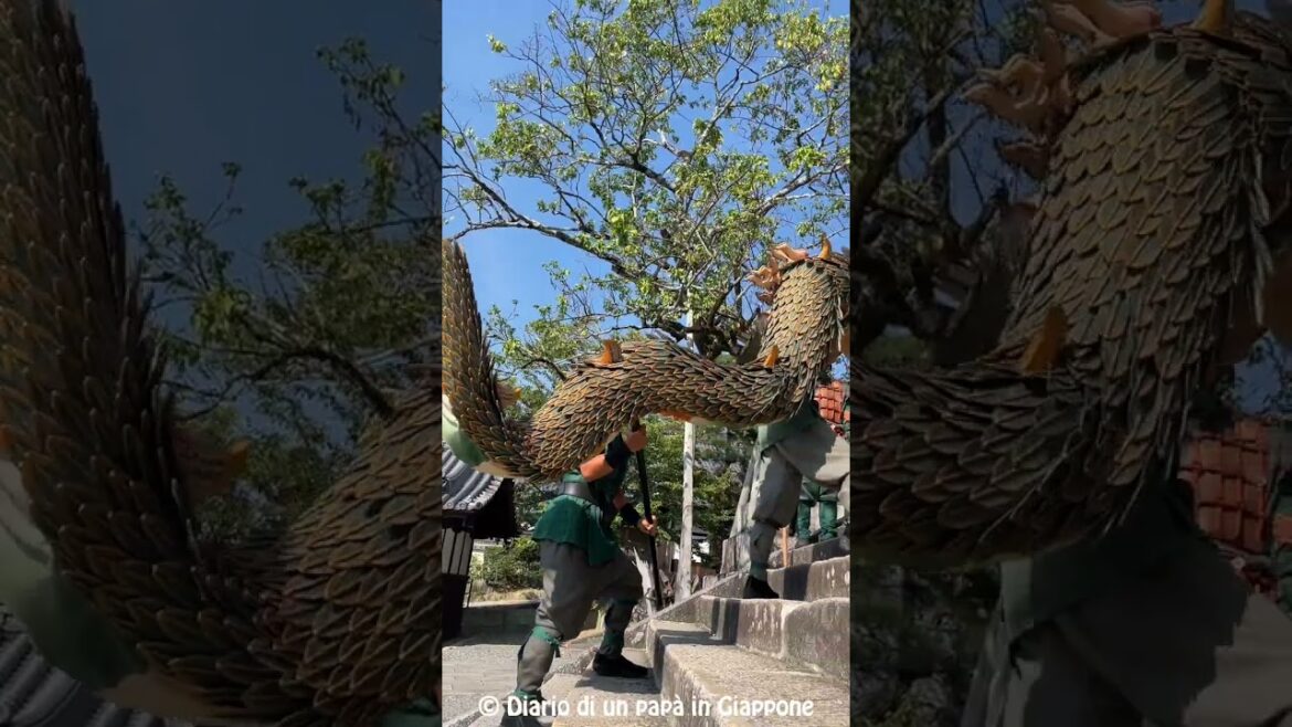 Japan #shorts  - KYOTO (京都) │KIYOMIZUDERA (清水寺) - Blue Dragon Festival (青龍絵)
