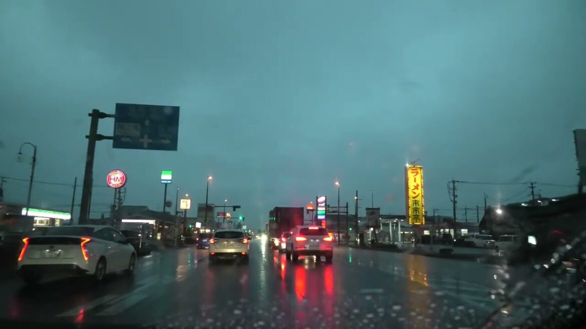 #国道10号（北九州方面 4K 車載動画ドライブ）：国道269号交点～道の駅都城～都城IC交点 [ #都城市]