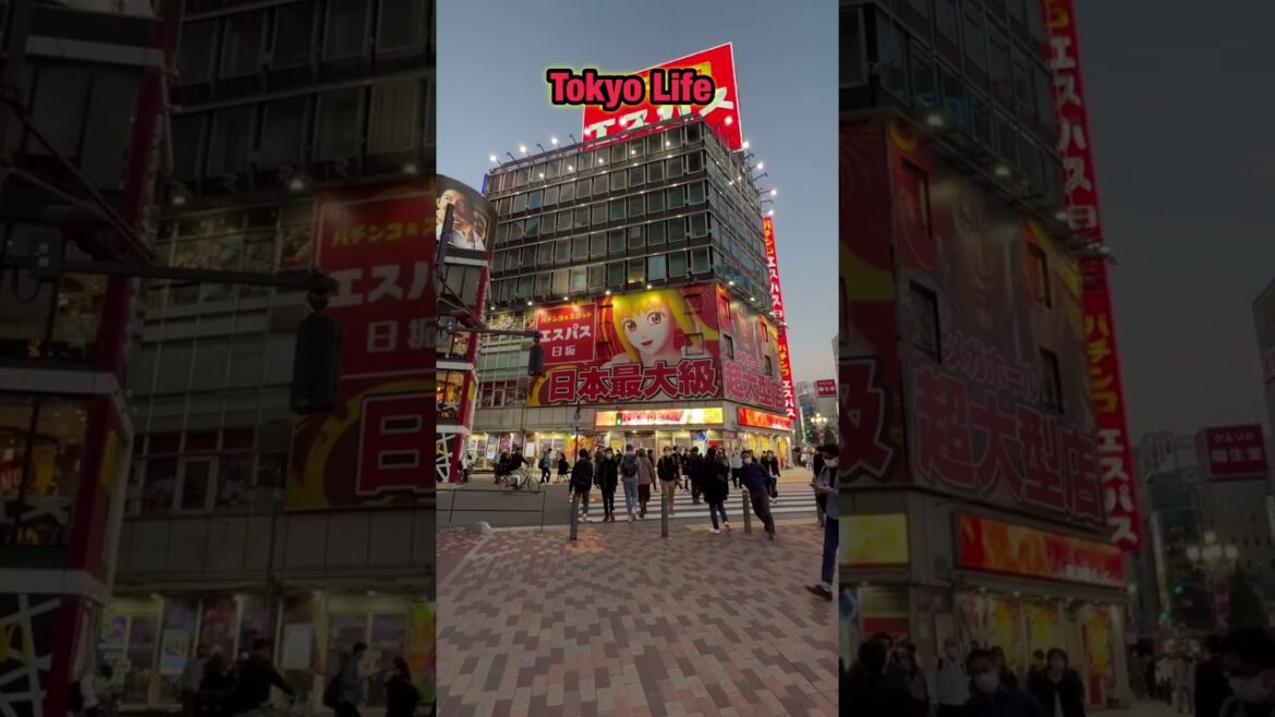 Busy Tokyo streets in Roppongi, Shibuya and in Shinjuku. Japan’s exclusive city lights.