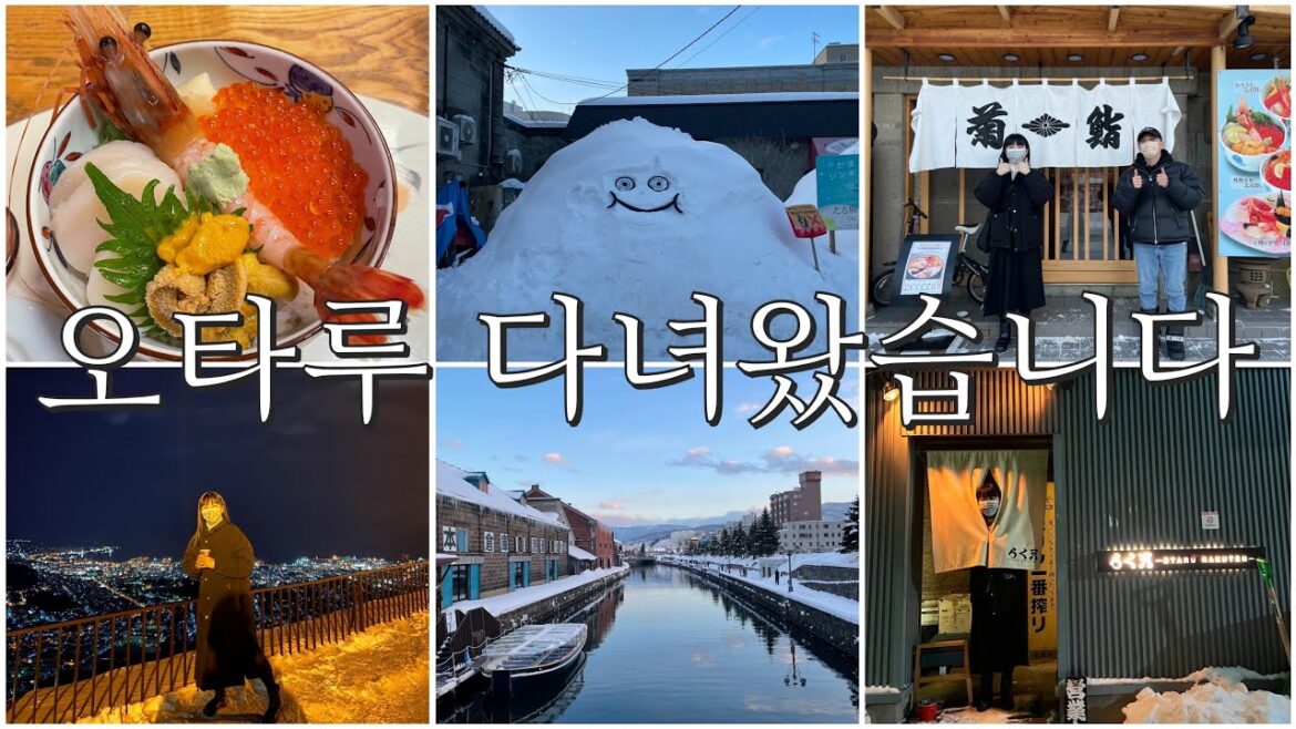 남매여행vlog. 홋카이도 다녀왔습니다🇯🇵 – 4일차(오타루 스시 맛집&이자카야 추천👍🏻/하츠코이 촬영지 텐구산 전망대🌟)#vlog #일본 #여행 #브이로그 #일본여행 남매여행vlog. 홋카이도 다녀왔습니다🇯🇵 - 4일차(오타루 스시 맛집&이자카야 추천👍🏻/하츠코이 촬영지 텐구산 전망대🌟)#vlog #일본 #여행 #브이로그 #일본여행