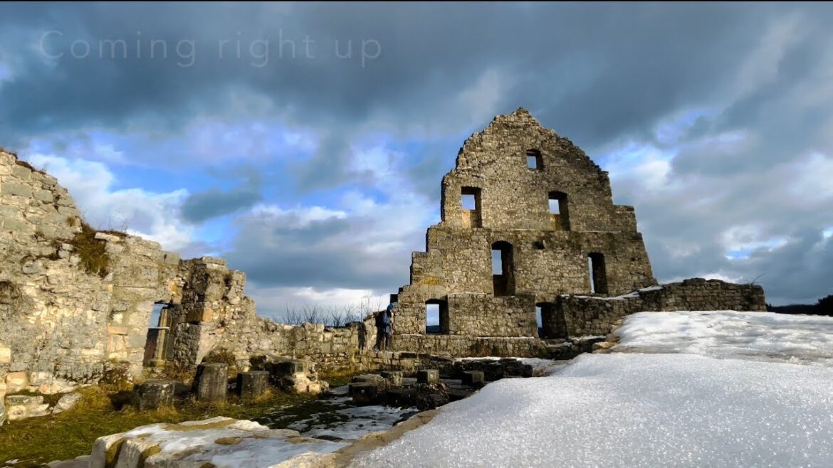 The Best Hike to the WATERFALL and RUINS of Europe | ASMR | Relaxing nature walk