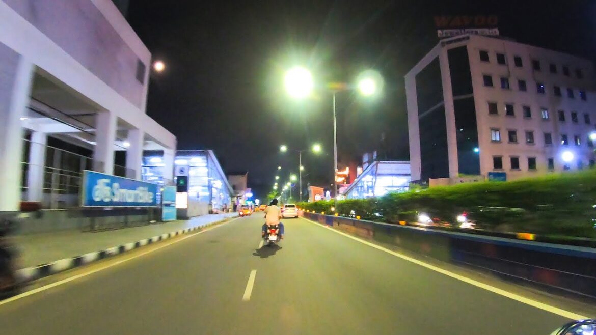 Night Driving in Chennai POV - Anna Nagar East
