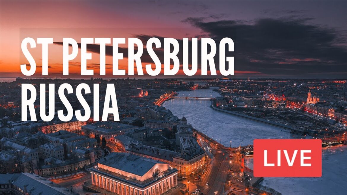 Grand Walk in St Petersburg, Russia. Wow! LIVE