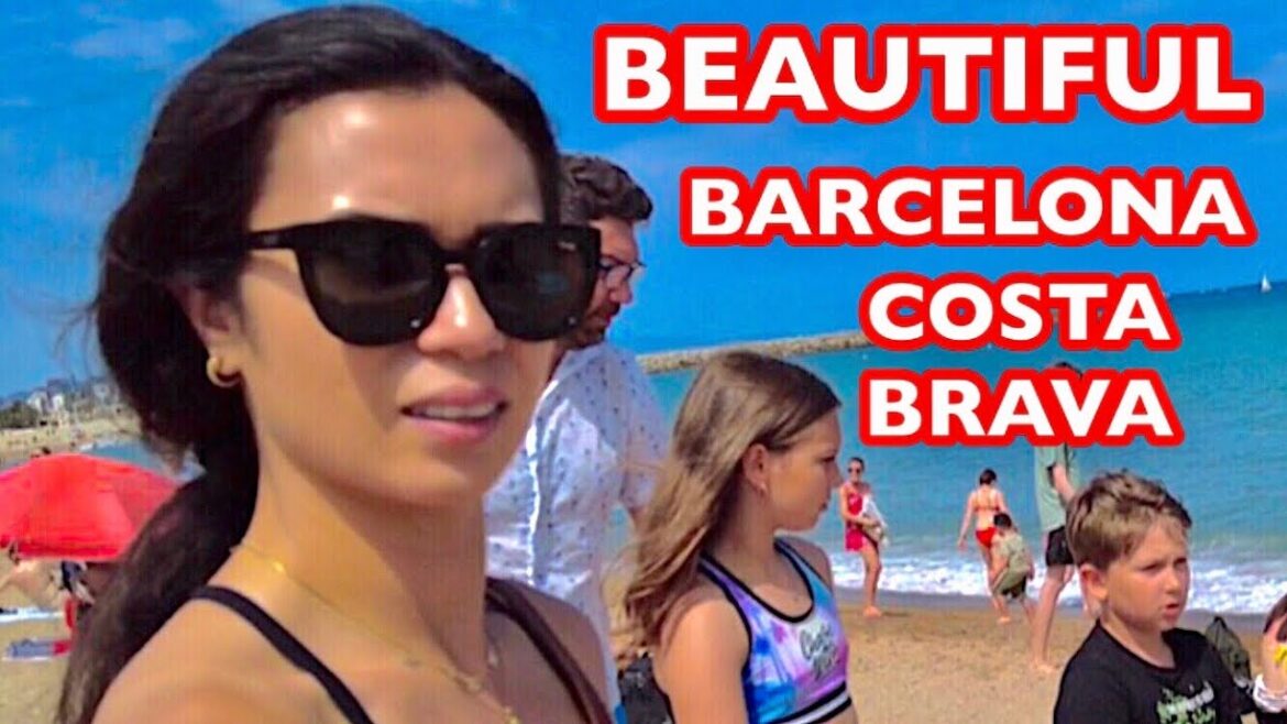 Spain Beach Walk - Barcelona, Costa Brava - Summer 2022