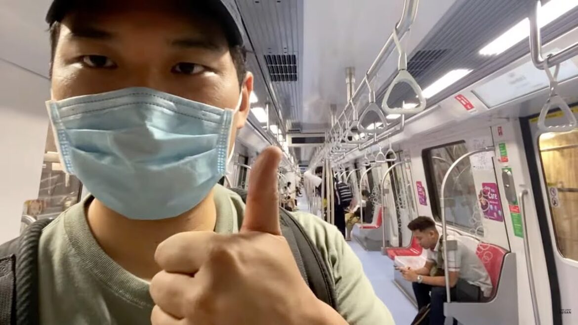Taking the NEWEST MRT Line in Singapore!