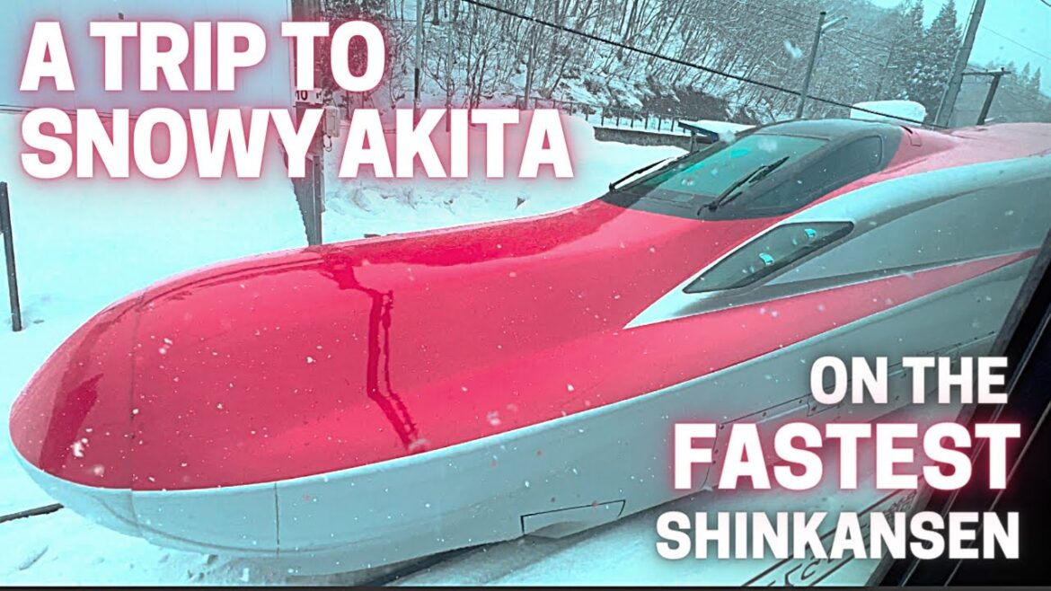 A trip to snowy Akita on the FASTEST Shinkansen in Japan⛄Komachi A trip to snowy Akita on the FASTEST Shinkansen in Japan⛄Komachi