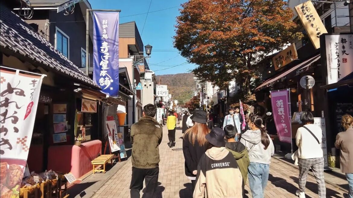 【4K】Japan Walk Kyu-Karuizawa Nagano 2022
