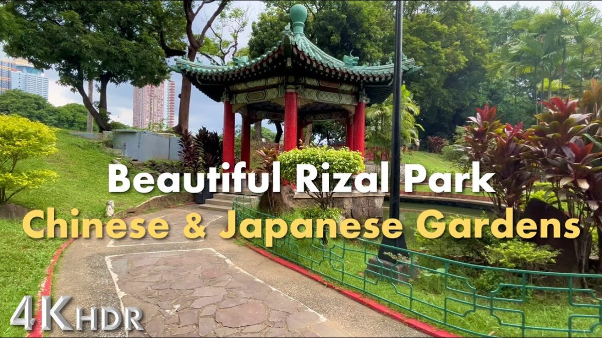 Rizal Park tour 4K | Japanese & Chinese Garden walk MANILA Philippines π΅π Rizal Park tour 4K | Japanese & Chinese Garden walk MANILA Philippines π΅π