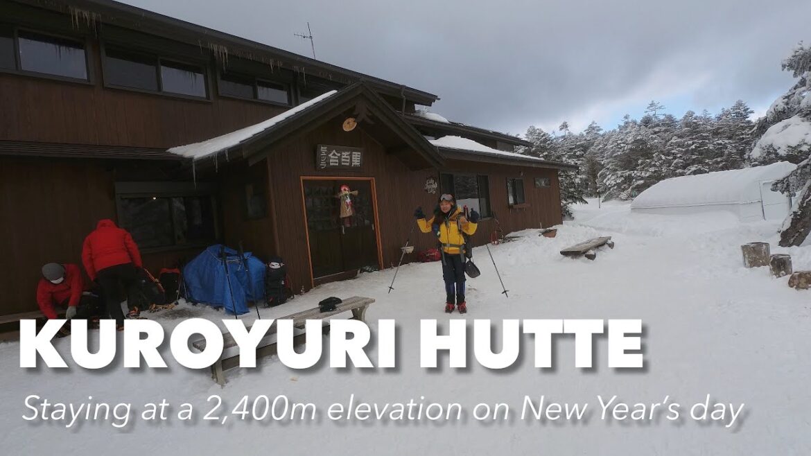 Solo Hiking to Kuroyuri Hutte with -12C on New Year's Day