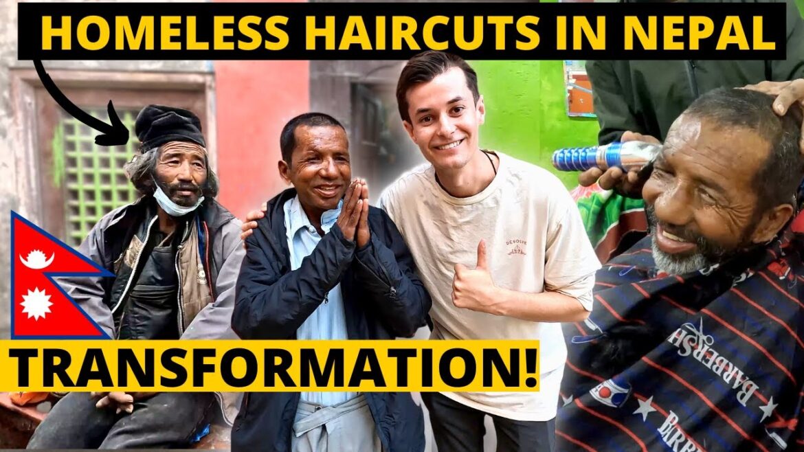 Giving Homeless People Haircuts in Nepal🇳🇵 Giving Homeless People Haircuts in Nepal🇳🇵