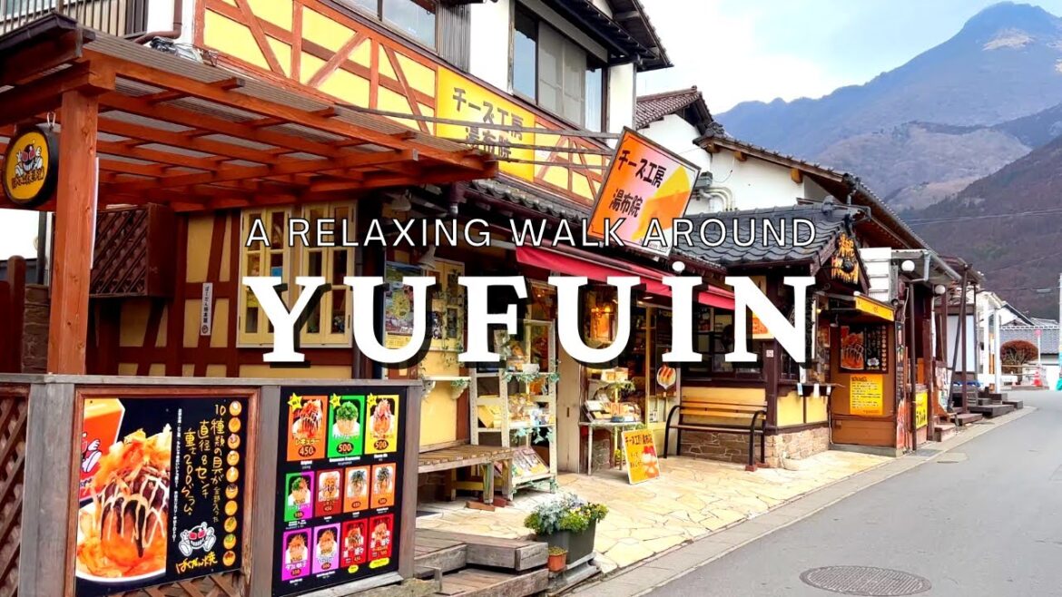 Relaxing Walk in Yufuin, Japan 2023 | Shopping Street, Yufuin Floral Village and Lake Kinrin Relaxing Walk in Yufuin, Japan 2023 | Shopping Street, Yufuin Floral Village and Lake Kinrin