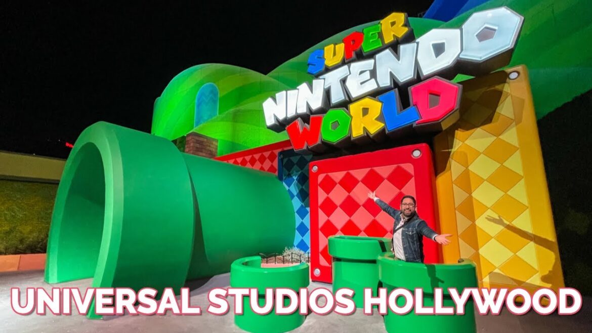 First Visit to Super Nintendo World at Universal Studios Hollywood!
