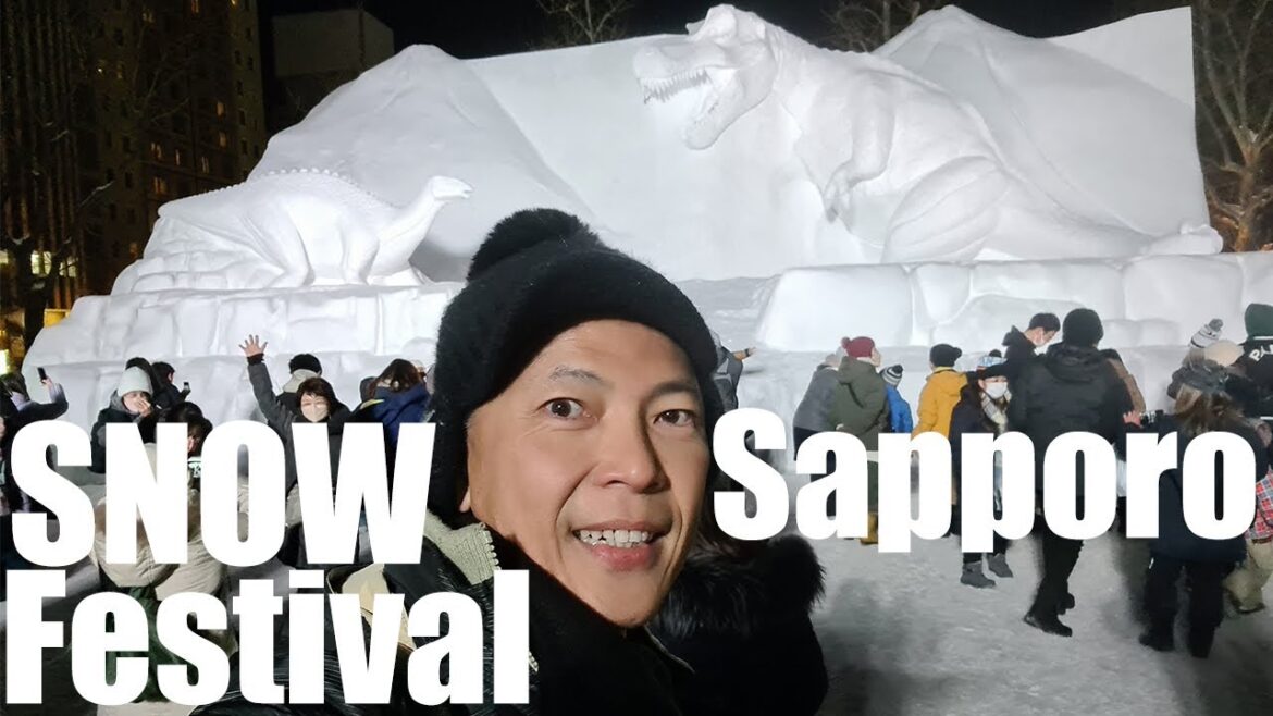 Snow Festival in Sapporo at Odori Park and Susukino Street