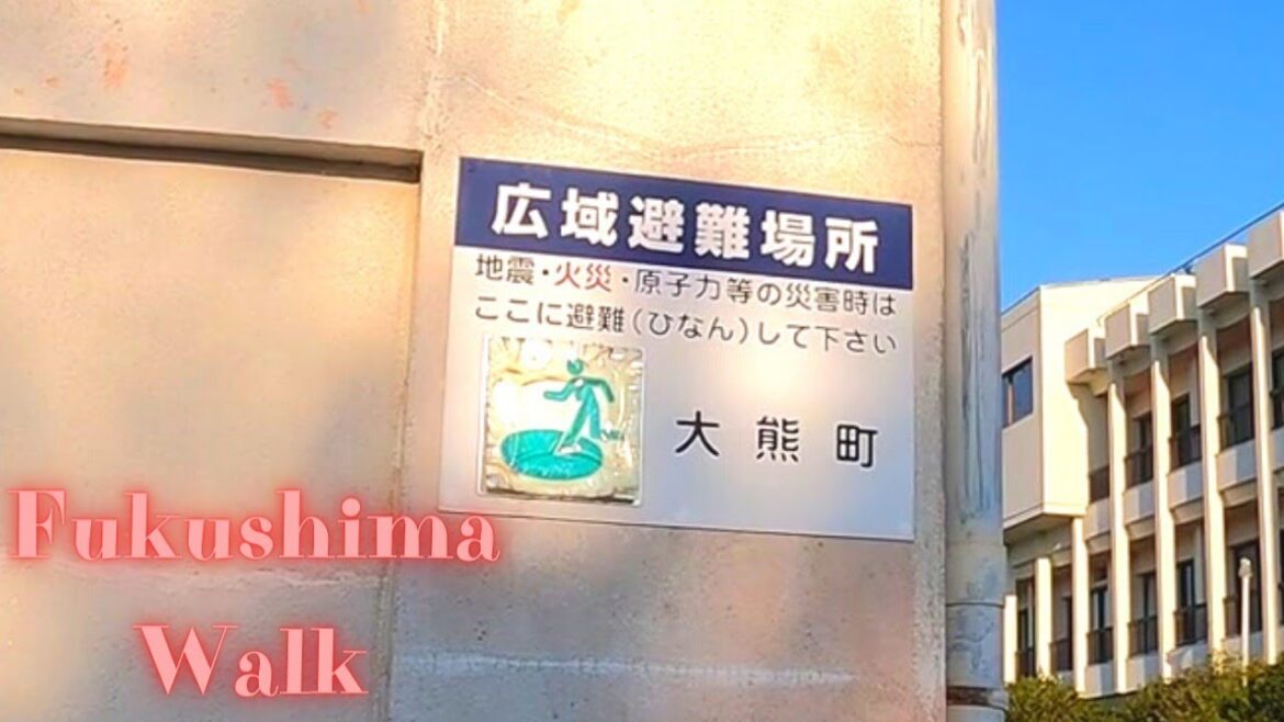 11 years after the nuclear accident. Okuma Fukushima in Japan walking tour. 【4K】Spring 2022