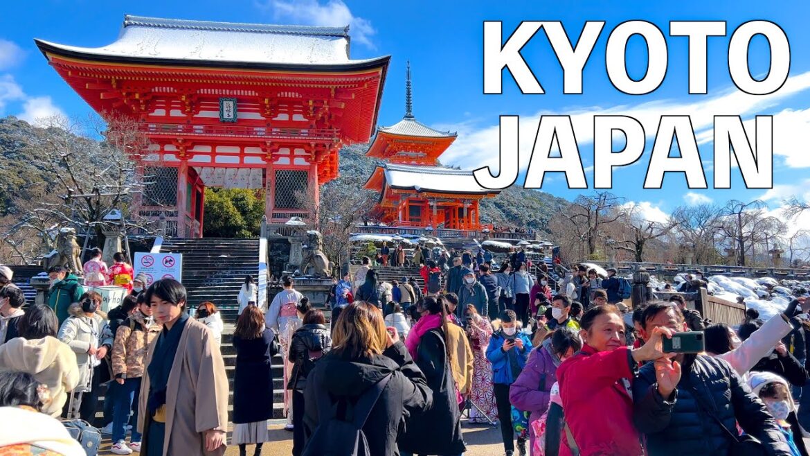 【4K】Melting Snow in Kyoto Walking Tour | JAPAN 2023