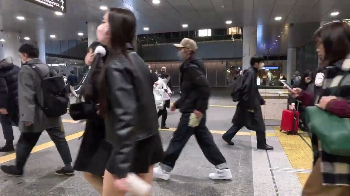 [일본 여행] 나고야역 겨울 저녁 4K HDR JAPAN NAGOYA STATION