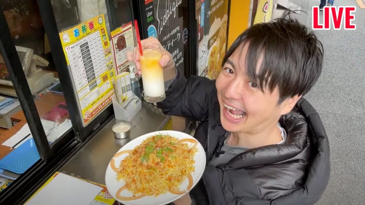 I’m back! Tokyo Station to Akihabara Sunday live, My First Time Biriyani !!