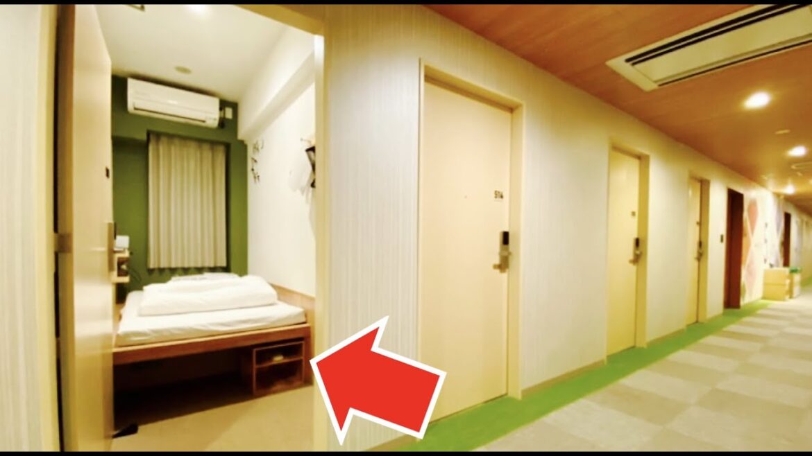Cheap capsule hotel in Kyoto with fully private room with key😴 THE POCKET HOTEL Kyoto Shijo Karasuma