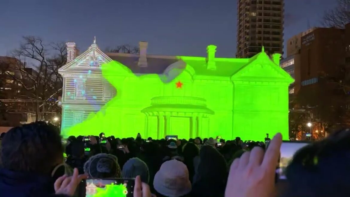 🔴Live】さっぽろ雪まつり～2つのプロジェクションマッピング