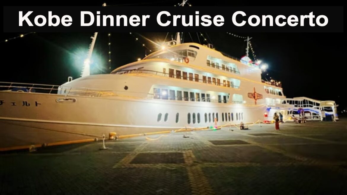 Kobe Harbor Dinner Cruise Concerto #kobejapan #japantravel #kobejapan [4K HDR]