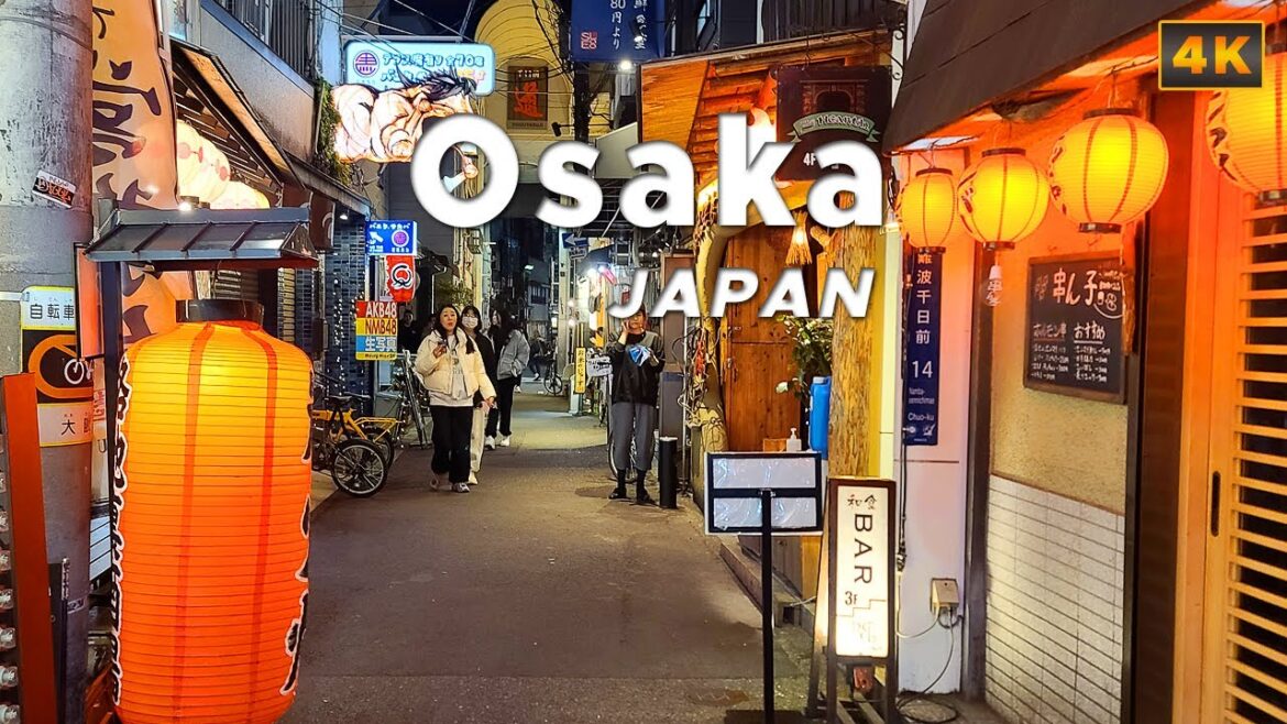 [4K] Japan Walk, Osaka Ura-Namba Alley