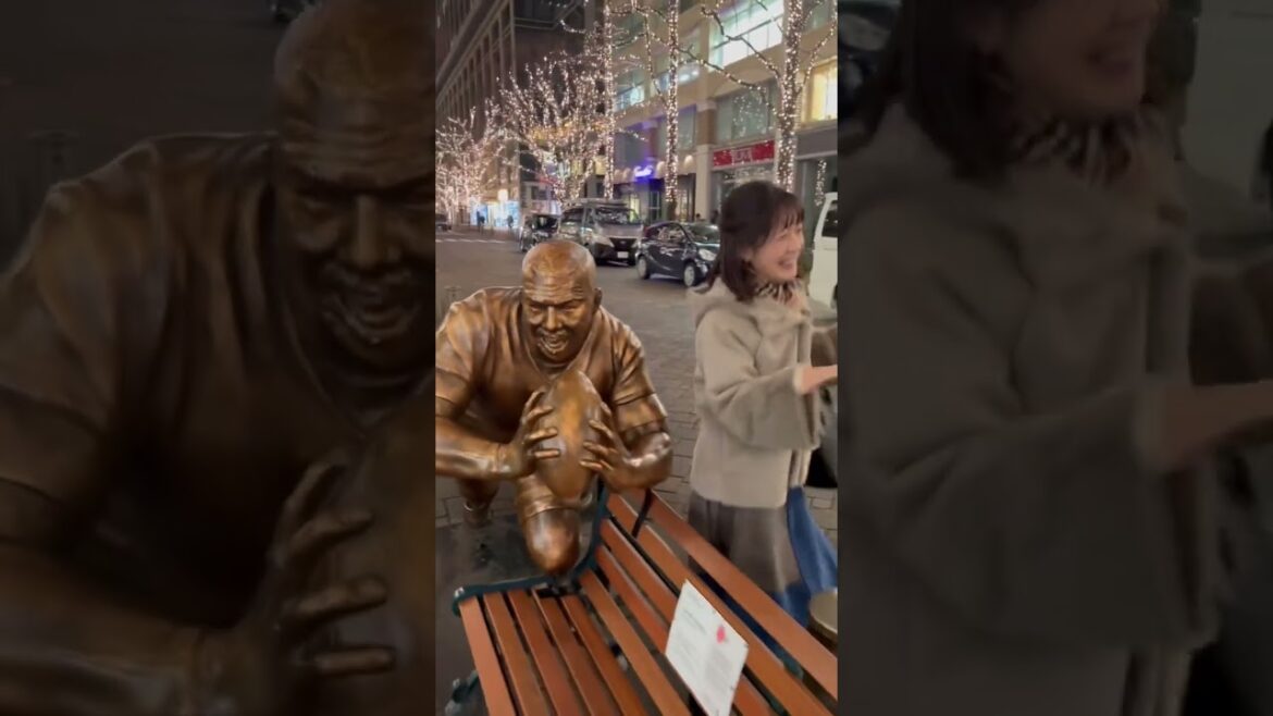 She doesn't know rugby. #rickshaw #asmr #japaneseculture