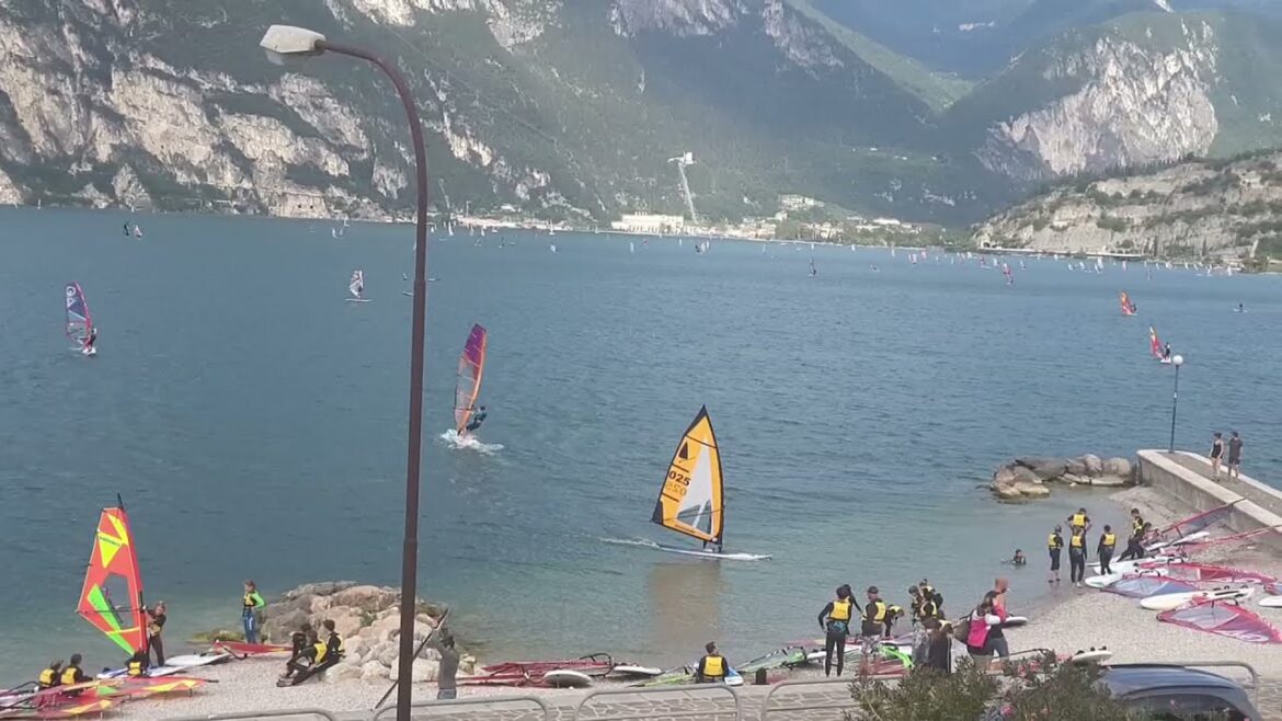 Spacerkiem po - TORBOLE - Walking Tour. Garda Lake. Italy.