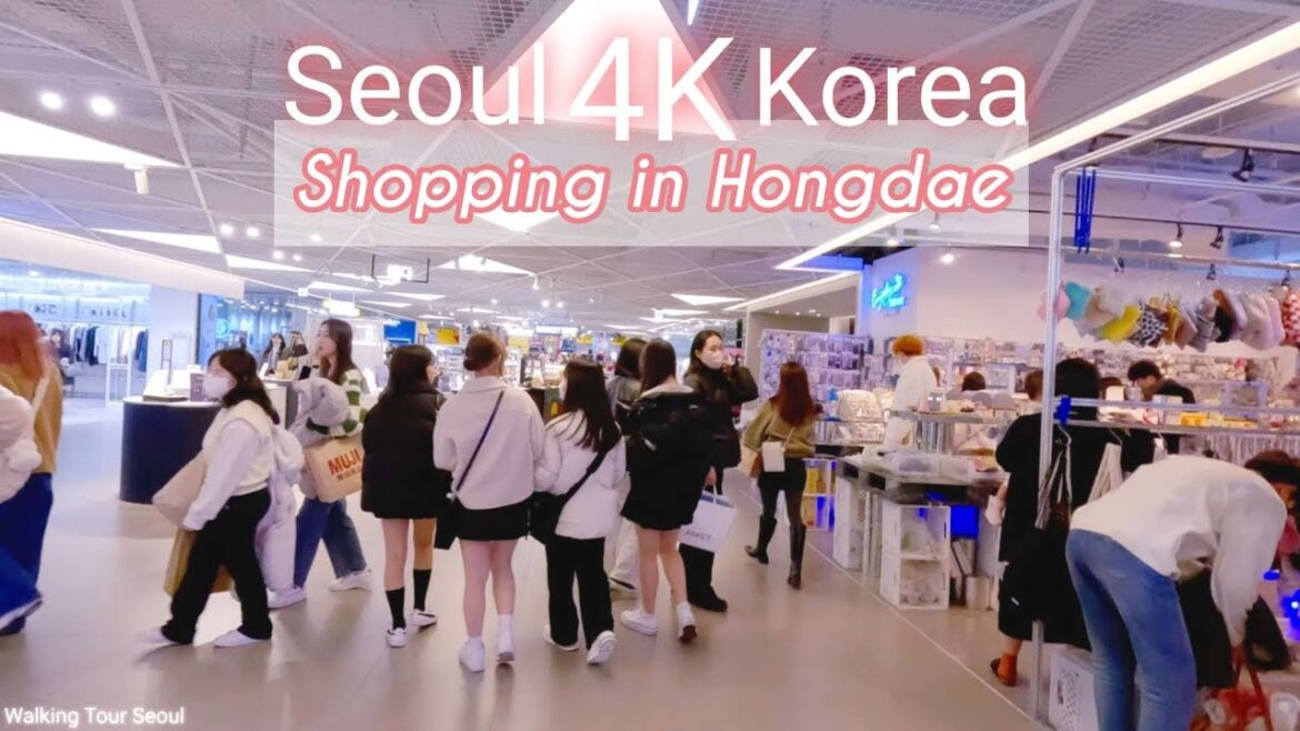 Seoul walk, Korea – Shopping in Hongdae, AK mall hongdae | 弘大 ショッピング | AK 홍대 쇼핑 몰, AK& | 4K Seoul walk, Korea - Shopping in Hongdae, AK mall hongdae | 弘大 ショッピング | AK 홍대 쇼핑 몰, AK& | 4K