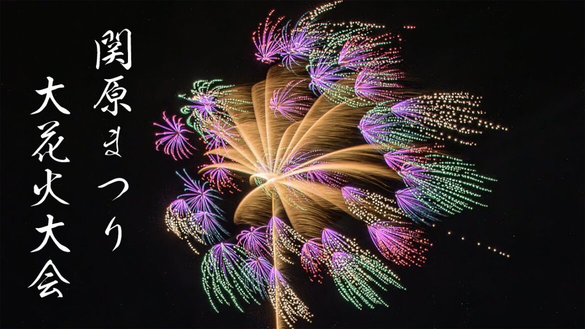 関原まつり大花火大会 Japan 4K UHD Nagaoka Sekihara Festival Fireworks Show 2022 | BMPCC6K + ZOOM H6