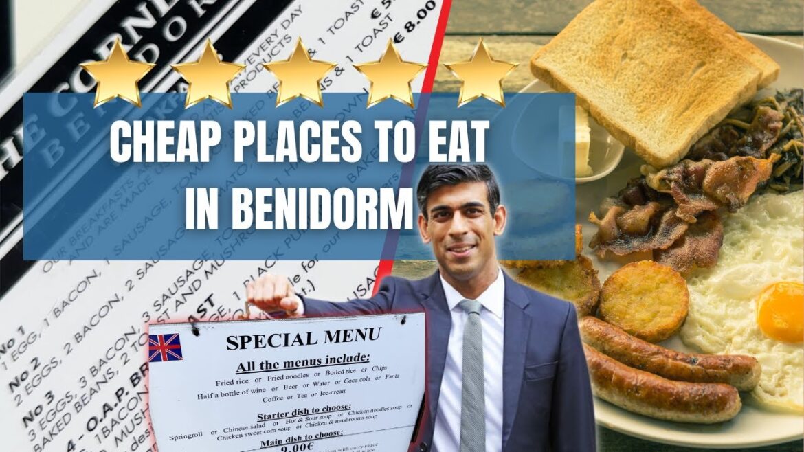 Benidorm: BARGAIN BOOZE & CHEAP EATS | 2023 Prices