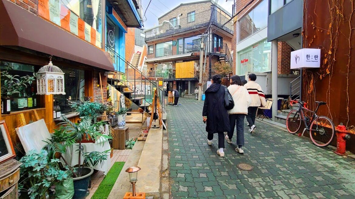4K Seoul Walk, Yeonnam-dong | Yeontral Park, Yeonnamdong Cafe Street 4K Seoul Walk, Yeonnam-dong | Yeontral Park, Yeonnamdong Cafe Street